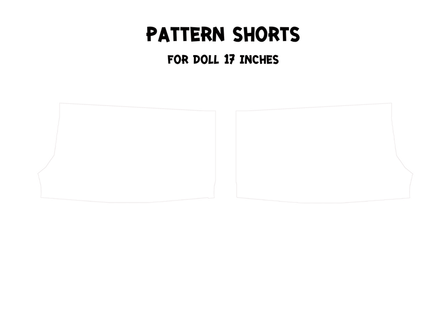 TEMPLATE SHORT - CLOTHES DOLL