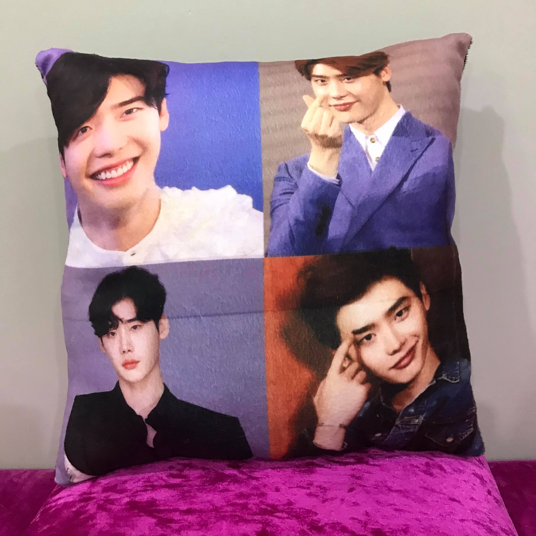 CHO1 Personalised Cushion Cover Custom Photo Satin Pillow Case Home Decor (ONE SIDE)