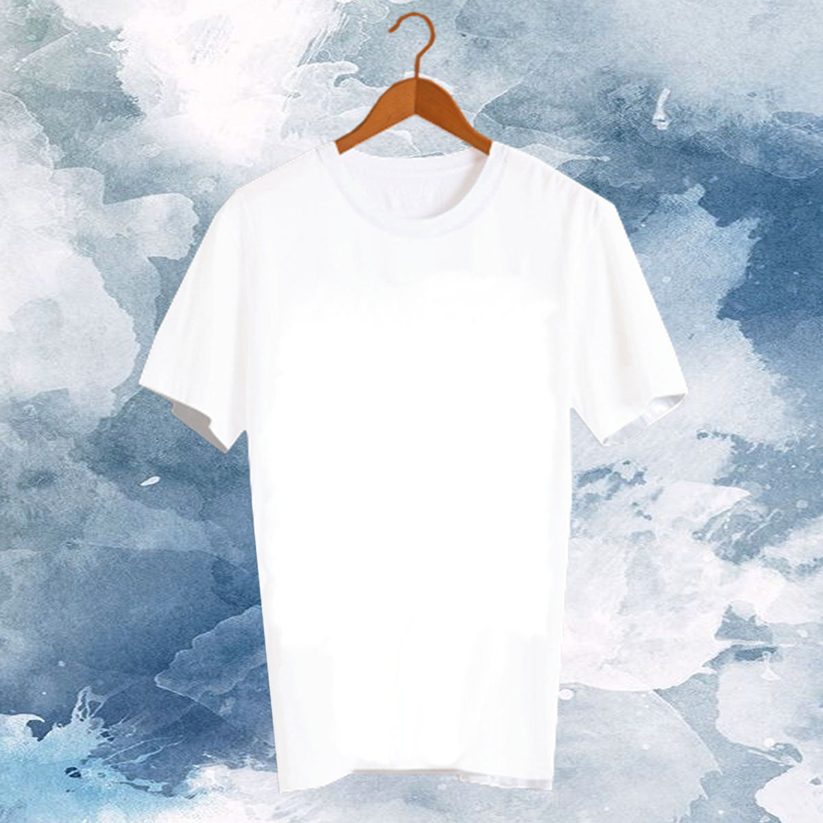 CN17 Personalised Unisex Crew Neck Short Sleeve T Shirt White Clothing (One-sided )
