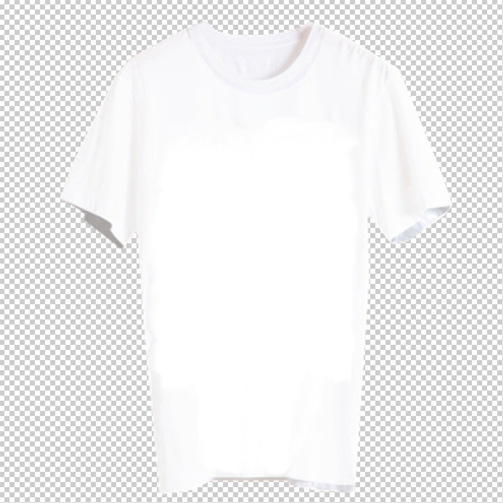 CN34 Personalised Unisex Crew Neck Short Sleeve T Shirt White Clothing (One-sided )