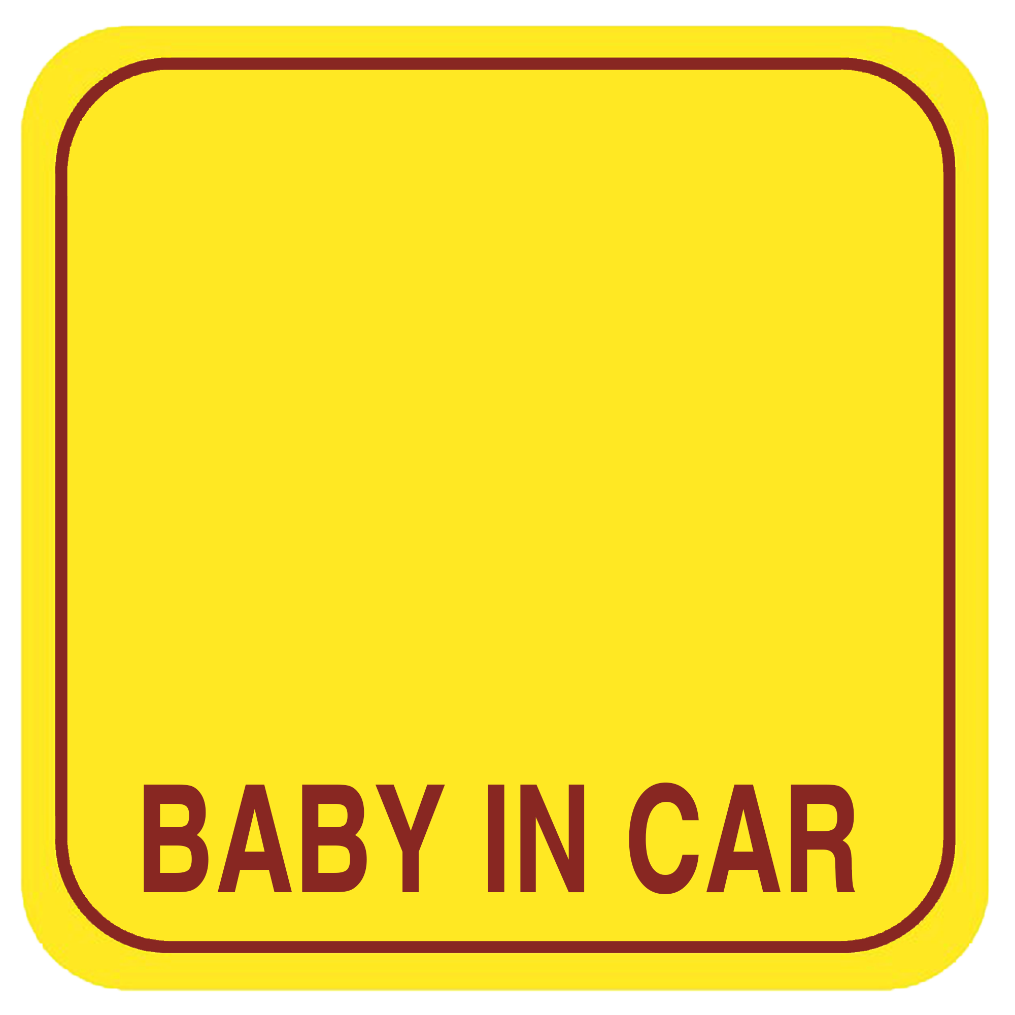 PTN12 Personalised BABY ON BOARD BABY IN CAR Safety Sticker Car Vinyl Stickers Decals Accessories