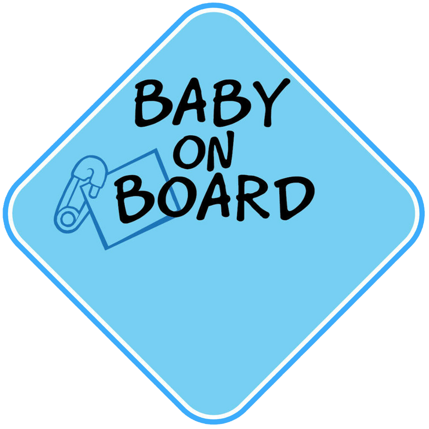 PTN14 Personalised BABY ON BOARD BABY IN CAR Safety Sticker Car Vinyl Stickers Decals Accessories