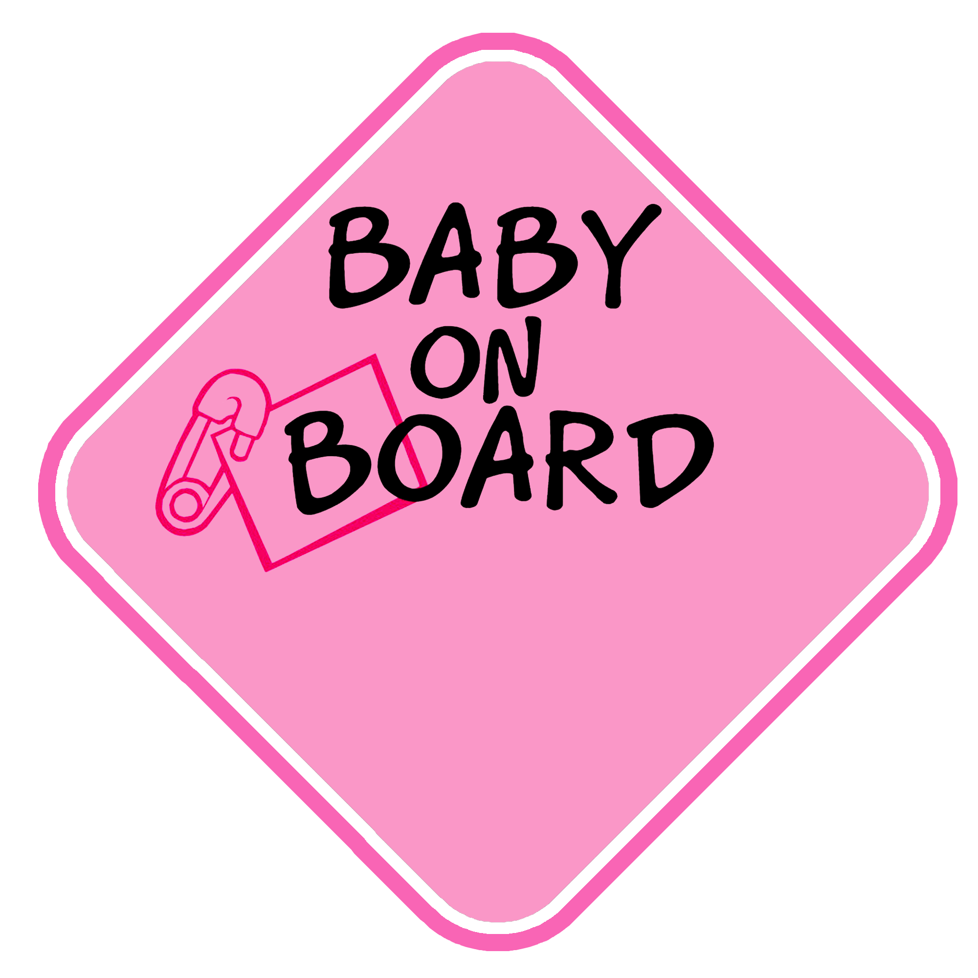 PTN15 Personalised BABY ON BOARD BABY IN CAR Safety Sticker Car Vinyl Stickers Decals Accessories