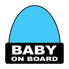 PTN18 Personalised BABY ON BOARD BABY IN CAR Safety Sticker Car Vinyl Stickers Decals Accessories