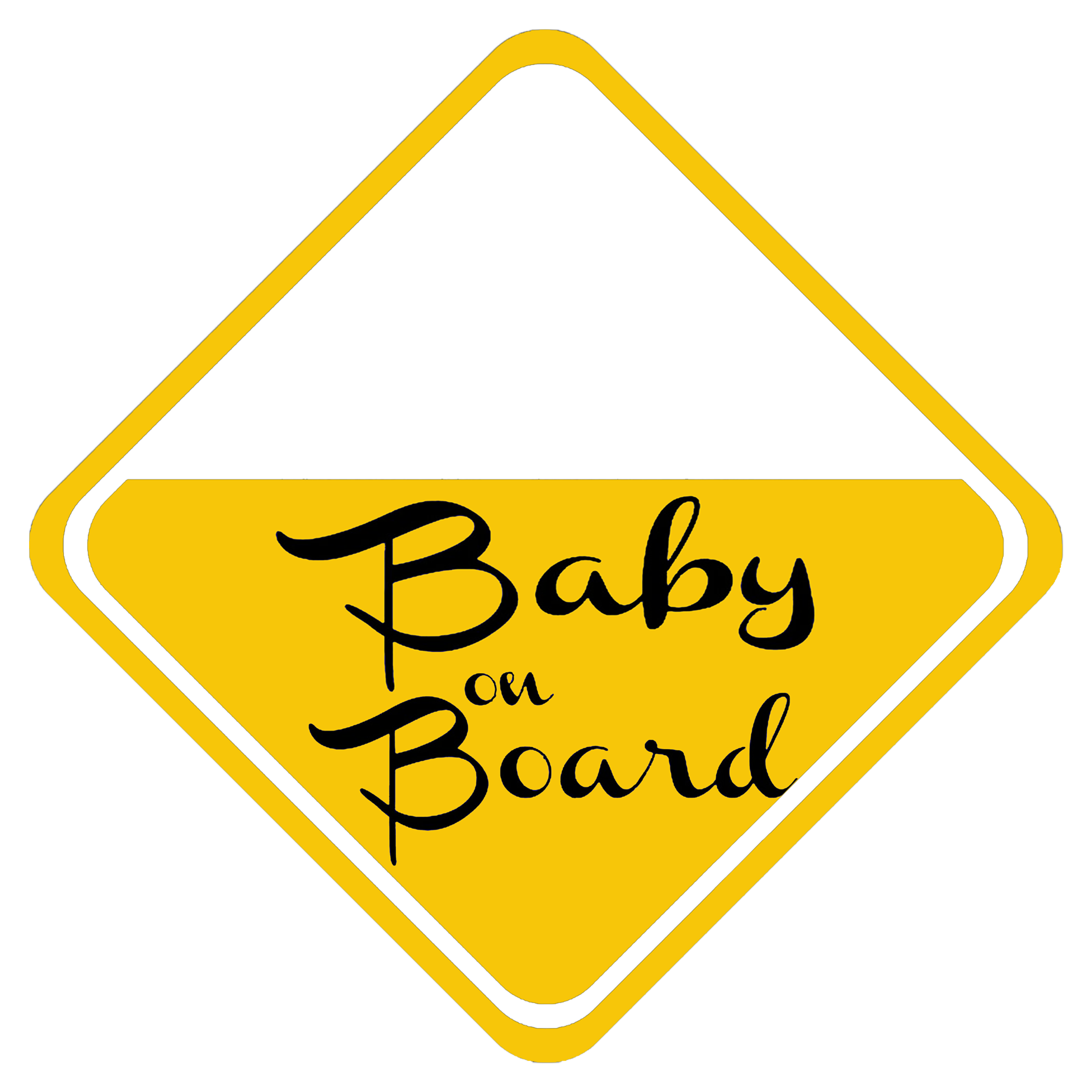 PTN2 Personalised BABY ON BOARD BABY IN CAR Safety Sticker Car Vinyl Stickers Decals Accessories