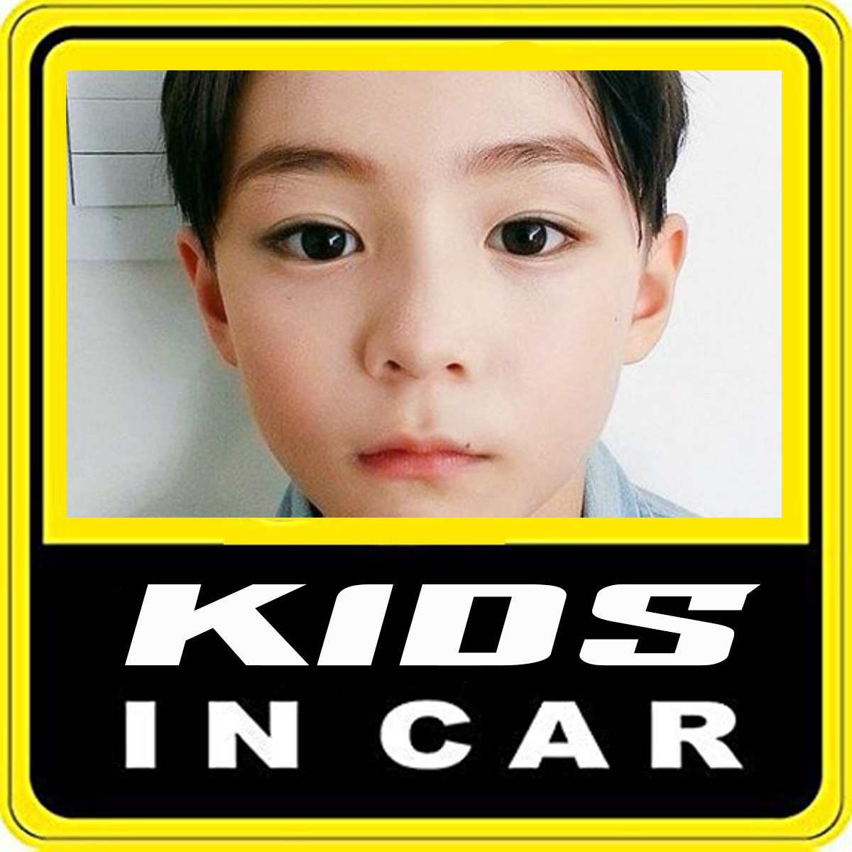 Personalised KIDS IN CAR Safety Sticker Car Vinyl Stickers Decals Accessories