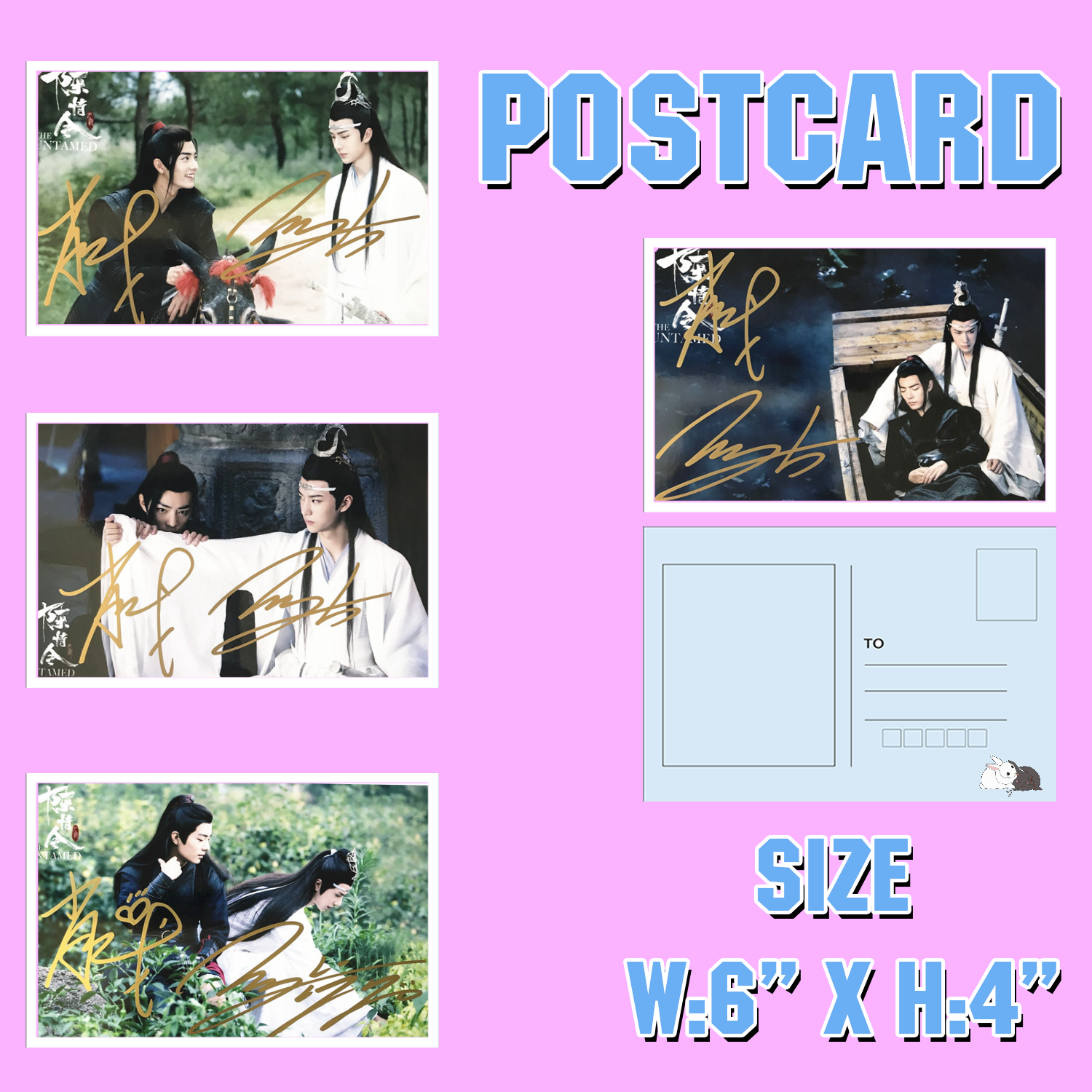 PD3 Personalised Gifts Postcard Paper 6x4 inch Greeting card Accessories (4 PIECE)