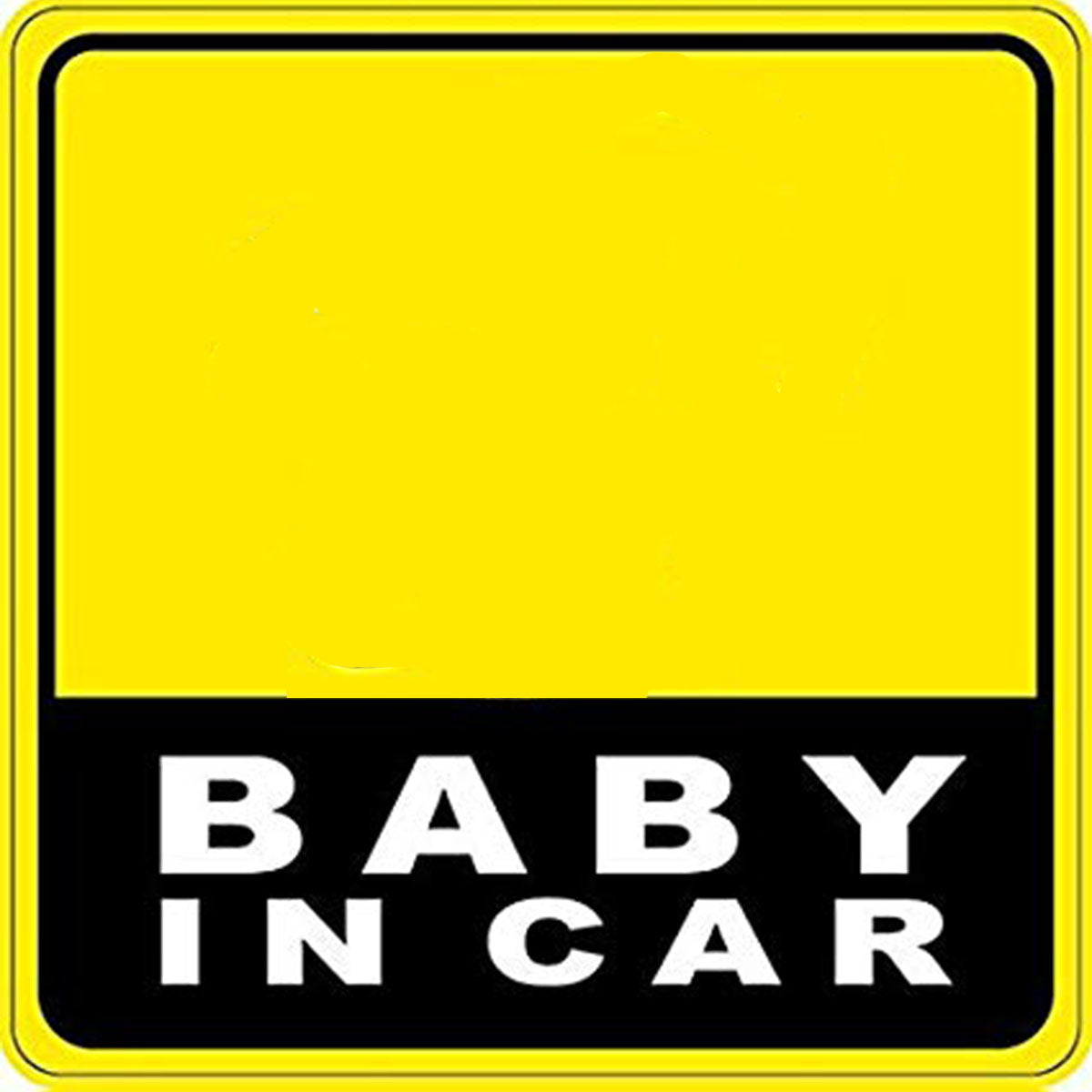 PERSONALISED STICKER (BABY IN CAR Safety) STICKERS VINYL CAR DECALS ACCESSORIES