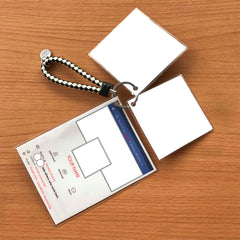 FB1 Personalised Laminated paper key chain  Accessories (Style Facebook)